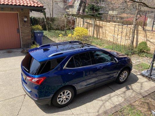 New Pacific Blue Chevrolet Equinox. Beautiful!!!