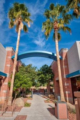 Plenty of shade in our outdoor patio.