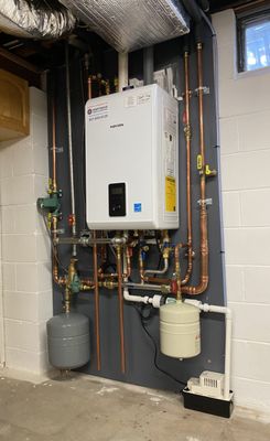 Navien Combi Boiler installed by Hamptons Air