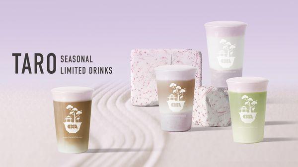 Winter seasonal drinks! Taro Taro!!!