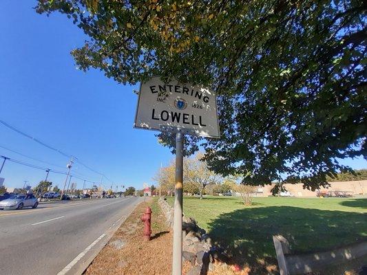 Entering Lowell from Tewksbury.