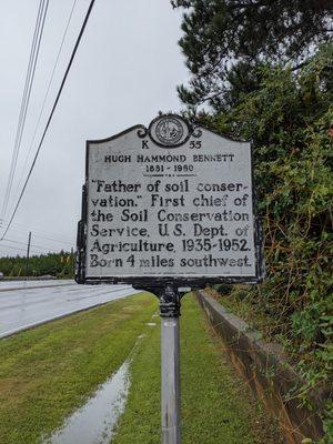 Hugh Hammond Bennett Historical Marker