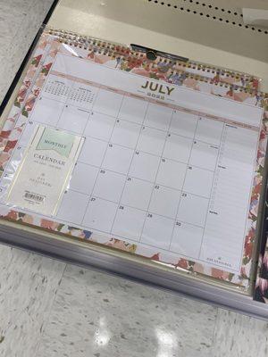 2022 calendar on clearance in 2024...