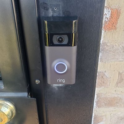 A Ring Doorbell that replaced the old one.