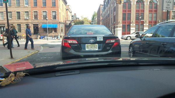 This is the driver. Lucky for him I'm a police dispatcher and will be sharing this plate with my officers to make sure he gets a ticket