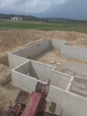 Poured Concrete Walls