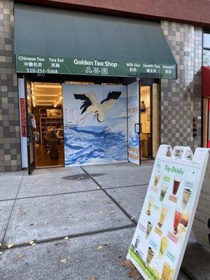 Store Front of Golden Tea Shop