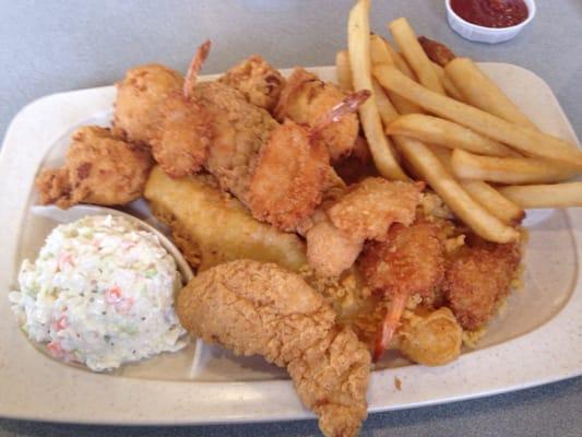 Seafood sampler