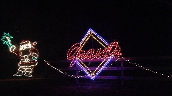 The Graul's Market display at the Lights On The Bay event.