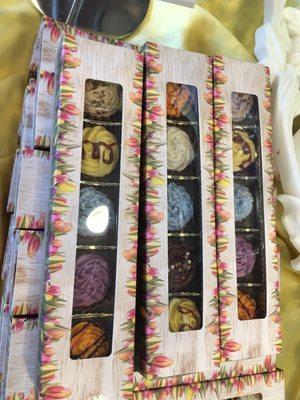 Sample package of chocolates