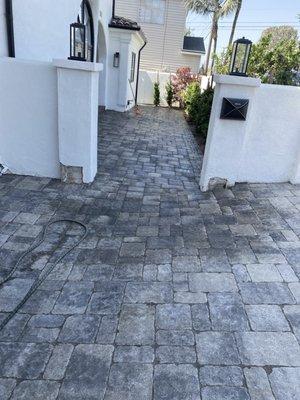 Paver driveway