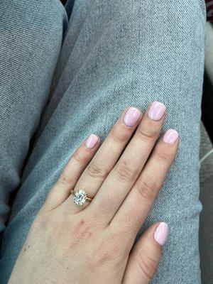 pink nails