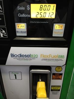 FlexFuel!! Cheapest gas around if your car can use it