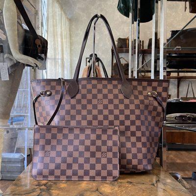 Louis Vuitton - Damier Ebene - Neverfull MM - Pre-loved - Certified Authentic - fomoroc.com - @fomo585