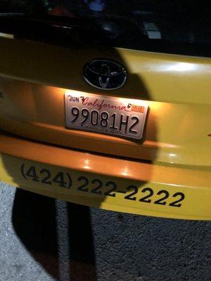 LA Yellow Cab Service