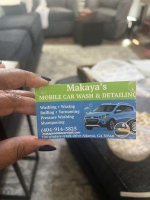 Makaya’s Mobile Car Wash & Detailing