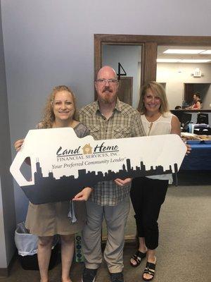 Congrats to Vickie on Andy on their new home!  Their realtor Terri was fantastic to work with.