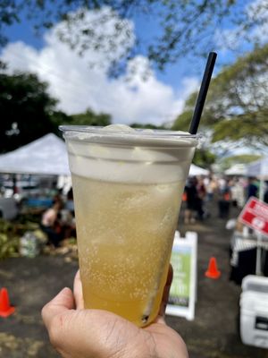 Pineapple Italian soda from joja