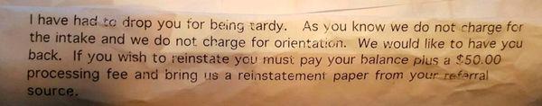 Had I not acted swiftly in enrolling elsewhere, these people would have victimized me. I had the last laugh.