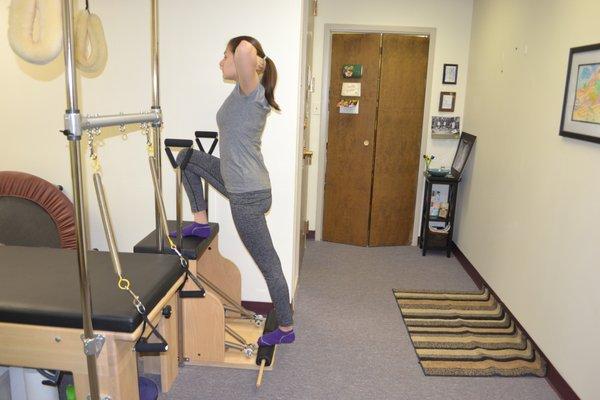 Lunge on the Pilates Chair