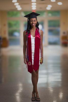 Graduation shot in the UMD campus