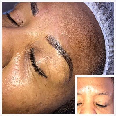 Microblading with Shading