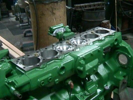 Engine block resurfacing.