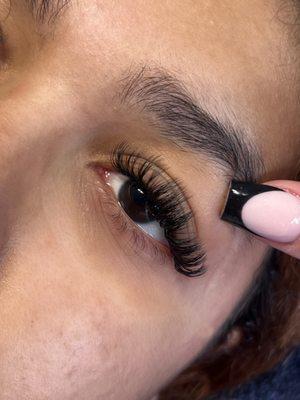 Hybrid lash extensions