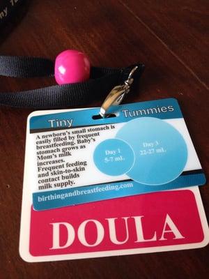 Colostrum Cards and Badge Buddies