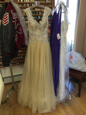 Restyled prom dress