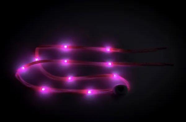 Pink LED laces