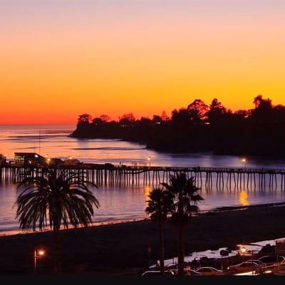 Sunset over Capitola is always so gorgeous