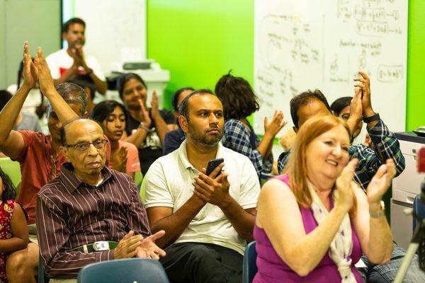 Parent's during debate - Summer Camp 2019