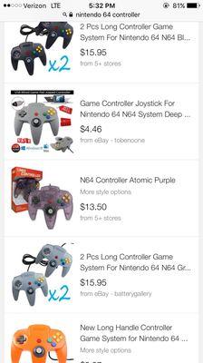 He told us 25-30 a controller that's double the price online...that's outrageous