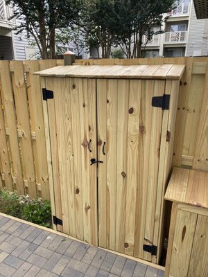 Custom outdoor storage solution