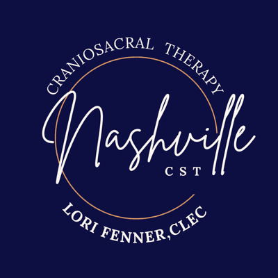 Nashville CST logo with CRANIOSACRAL THERAPY above the logo and LORI FENNER, CLEC beneath the logo.