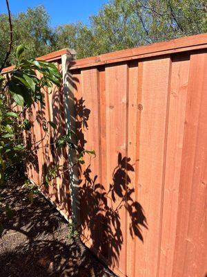 Fence installation