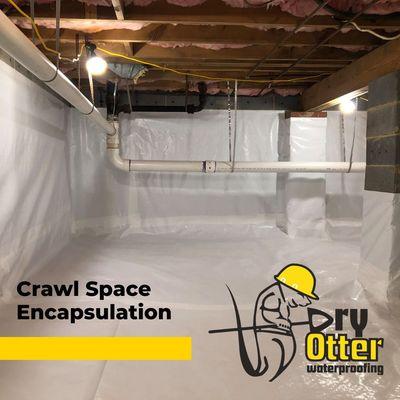 Dry Otter installs Crawl Space Encapsulations