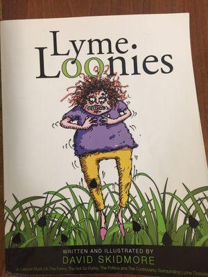 Lyme Loonies cartoon in waiting area