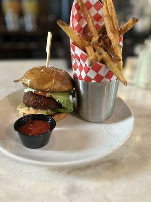 Seafood burger