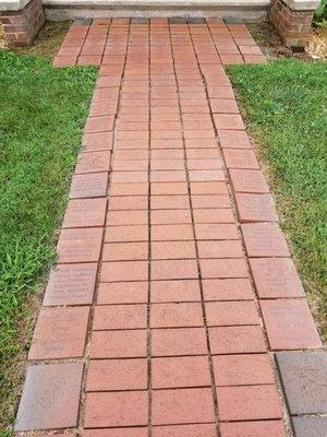 Buy-a-brick:Memorial walk of family names.