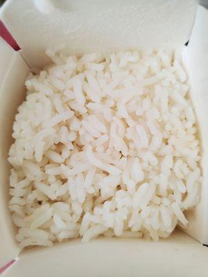 Rice that came with curry