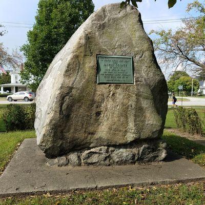 Memorial to Jasper County soldiers in WW 1