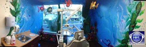 KIDS DENTAL PLACE- GLENDALE-UNDERSEA ROOM-INTERIOR BY ROBERT HARPER-HPL