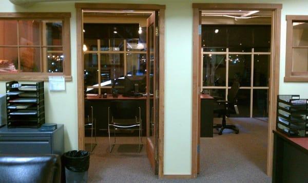 Inside Tacoma, WA Office. Come sit down for a FREE consultation.