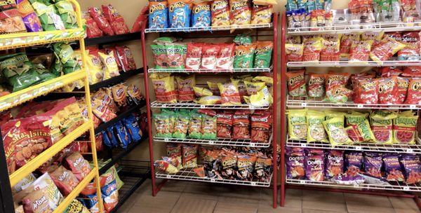 Chips selection! Goes great with our cheese!