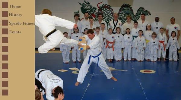 Chris Ballard Flying Side Kick Break!