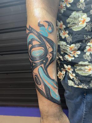 Color Tattoo, Native American Tribal