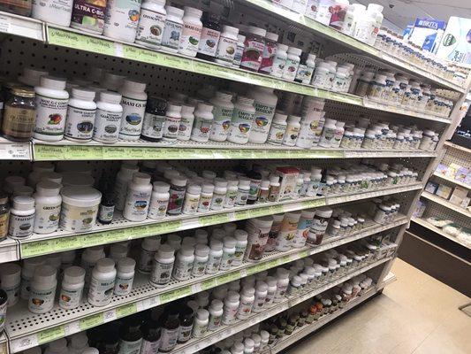 Full line of vitamins and minerals including many kosher options!