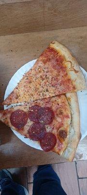 Cheese & Pepperoni slices